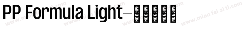 PP Formula Light字体转换